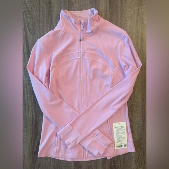 New with tags Lululemon Define Jacket Nulu. Light Pink. Vita Pink. Size 10. - Picture 14 of 14